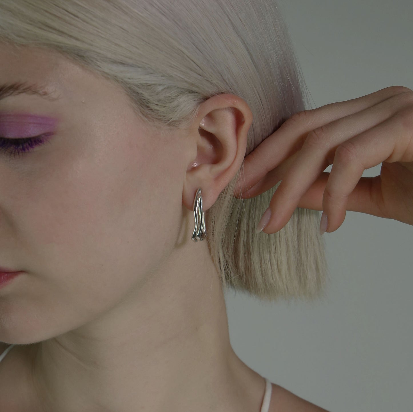 Handmade earrings made of 925 silver