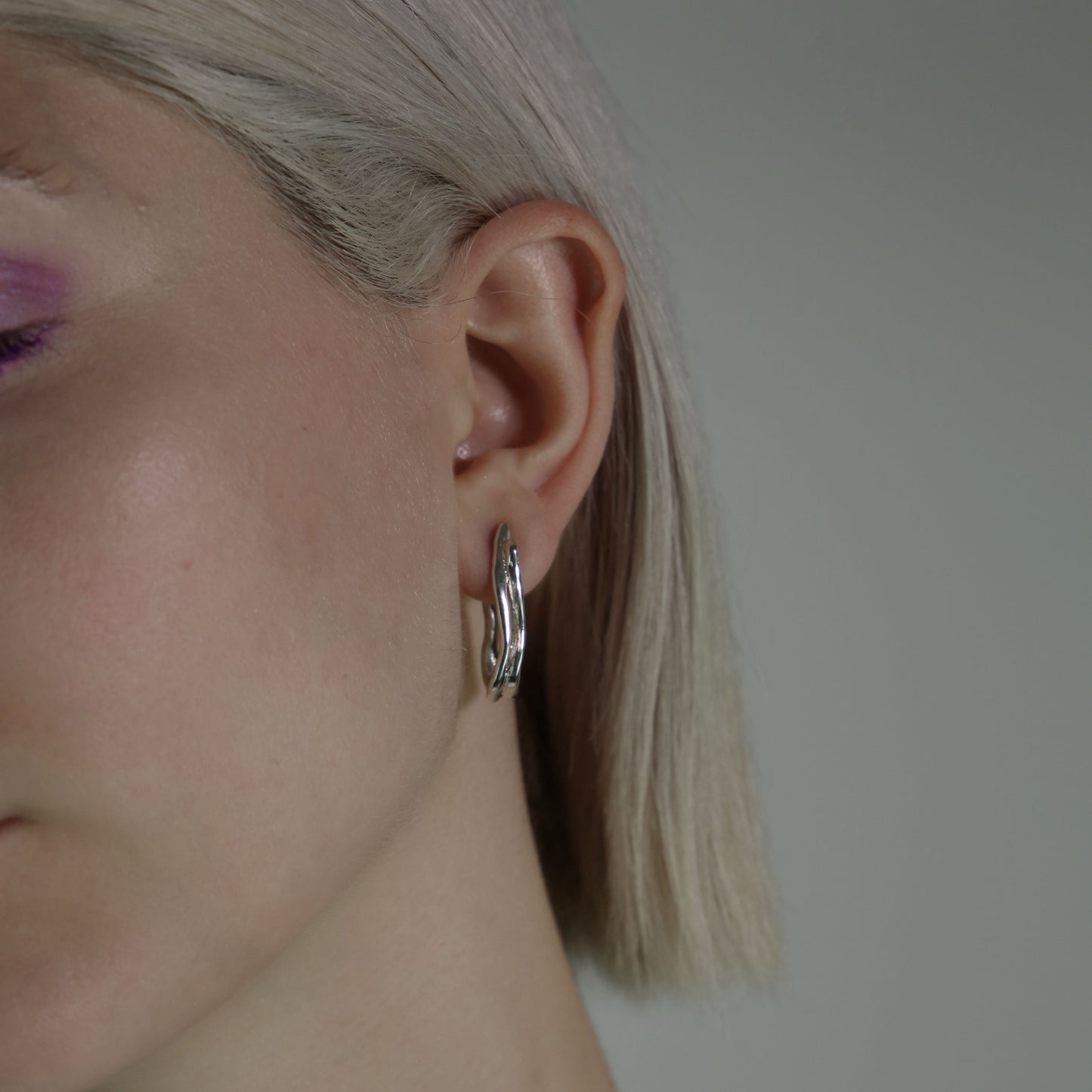 Handmade earrings made of 925 silver