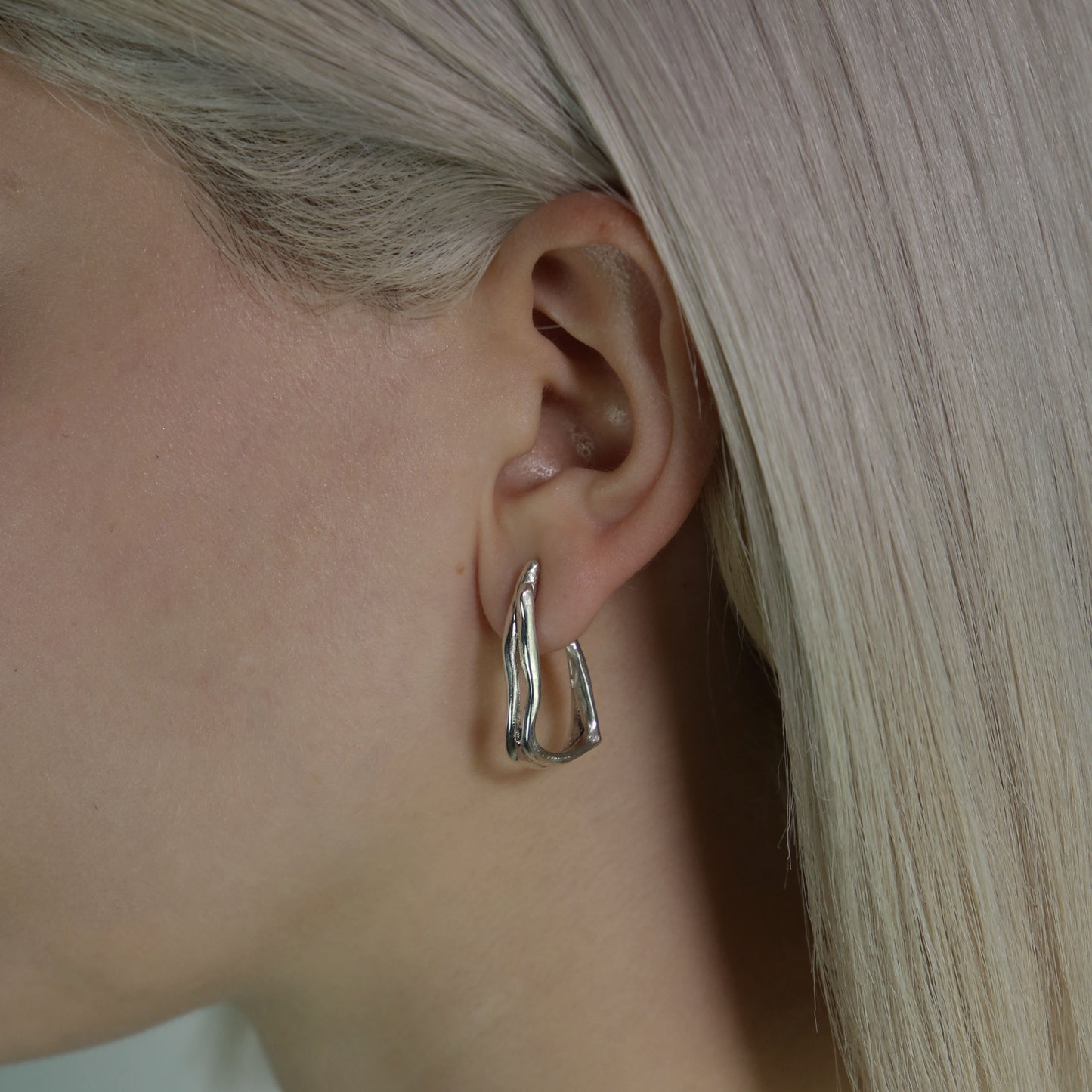 Handmade earrings made of 925 silver