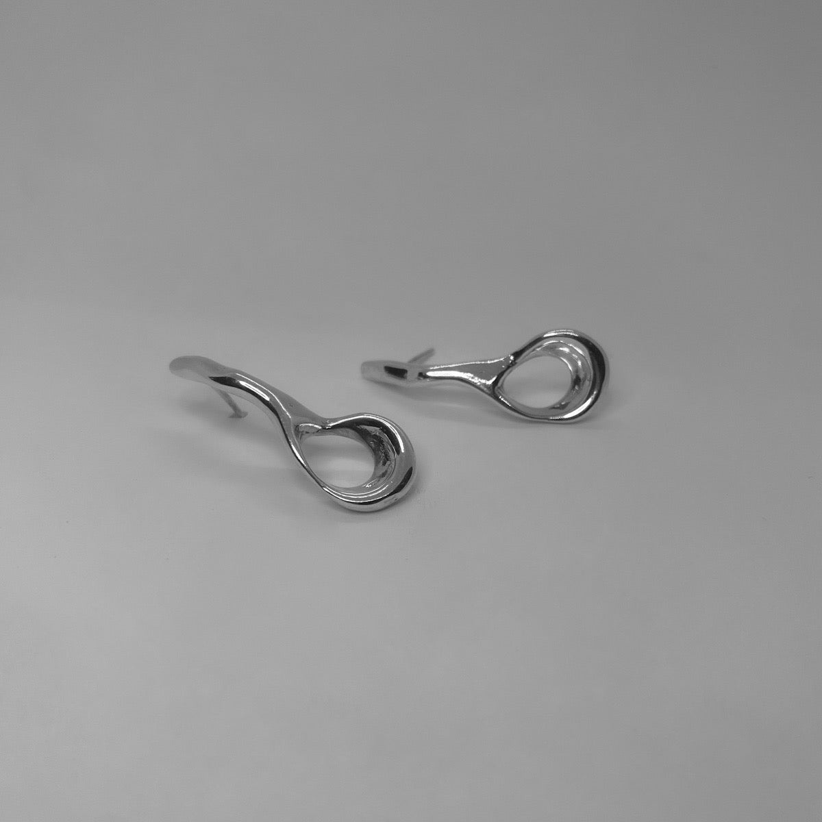 Handmade earrings crafted from sterling silver 925.