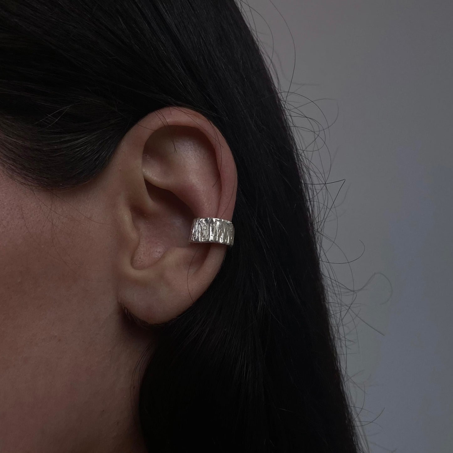 Handmade ear cuff made of 925 silver