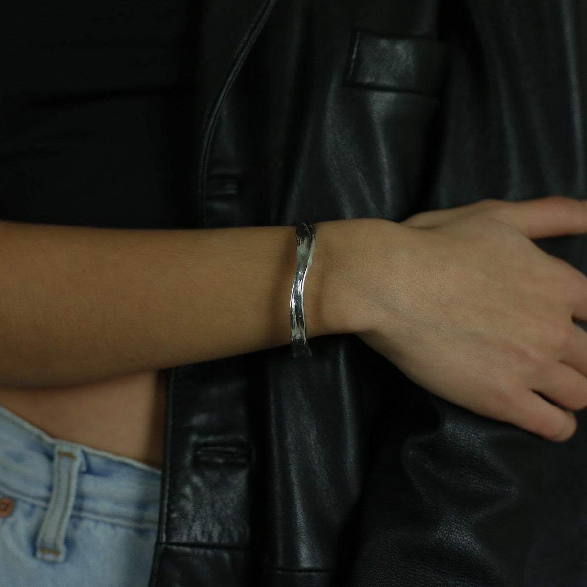 Handmade bracelet crafted from sterling silver 925