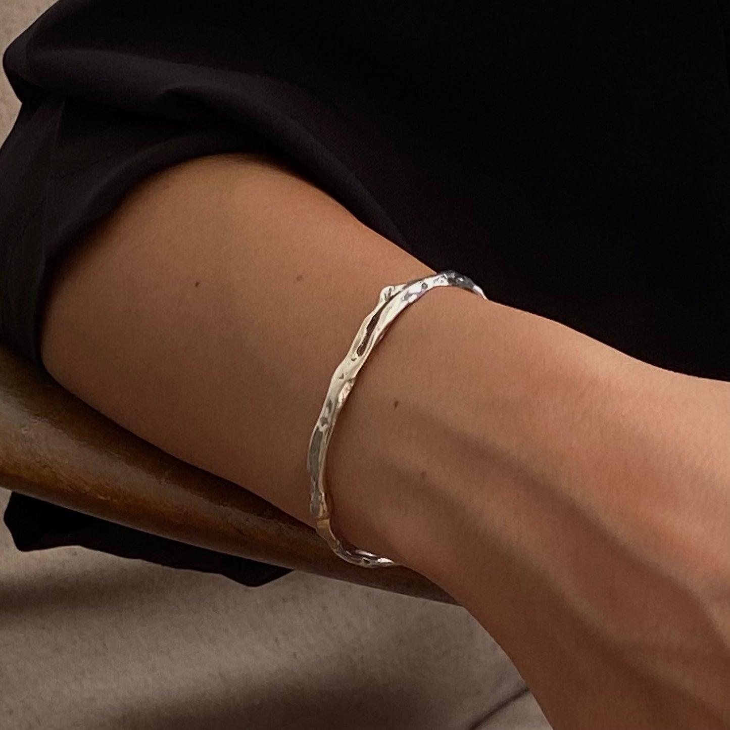 Handmade bracelet made of 925 silver