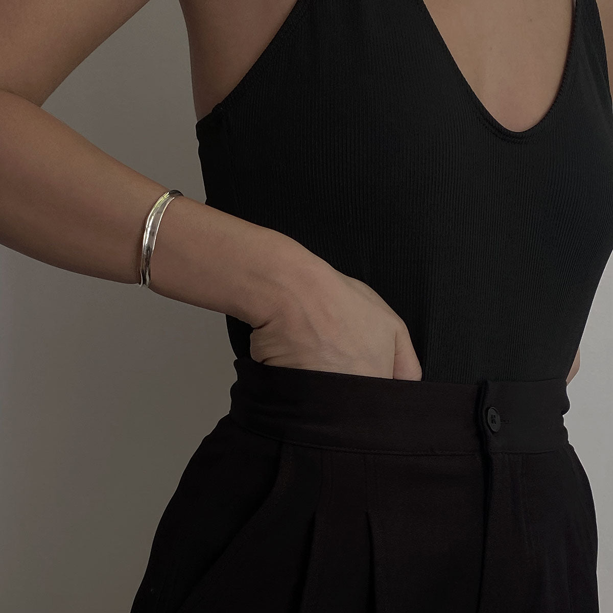 Handmade bracelet crafted from sterling silver 925
