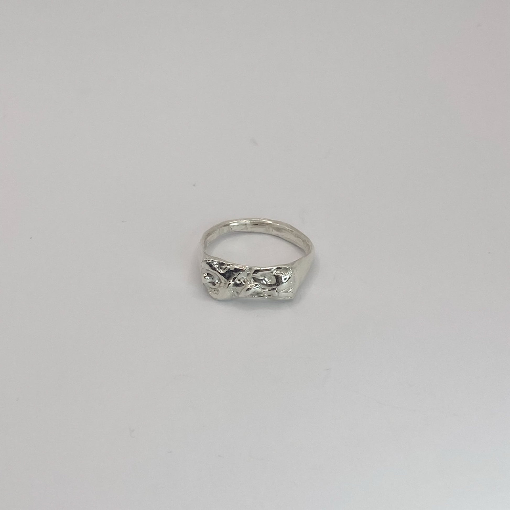 Handcrafted 925 Sterling Silver Ring

Material: 925 Sterling Silver

Size &amp; Fit: Available in sizes 45mm to 62mm. Features an open, adjustable design that can be resized up to 3 sizes for a custom, perfect fit.

Finish: Smooth, polished finish with an organic, raw aesthetic

Craftsmanship: 100% Handcrafted in Greece

Production: Made to order